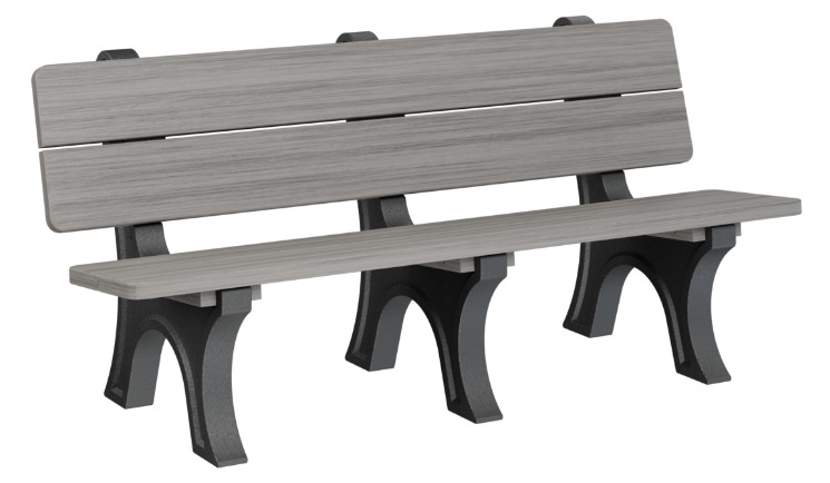 Berlin Gardens Park Bench (Natural Finish)